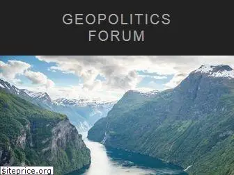 geopoliticsforum.com
