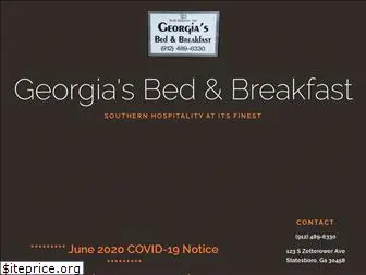 georgiasbedandbreakfast.com