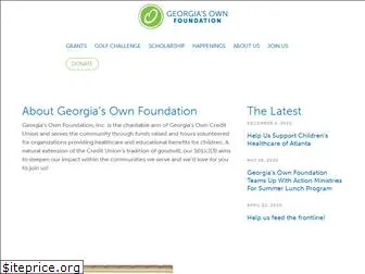 georgiasownfoundation.org