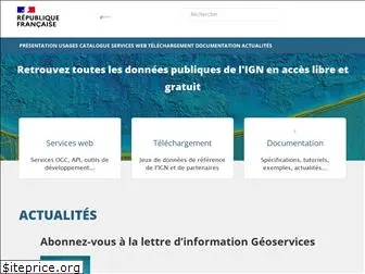 geoservices.ign.fr