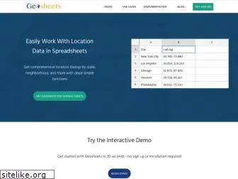 geosheets.com