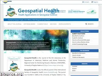 geospatialhealth.net