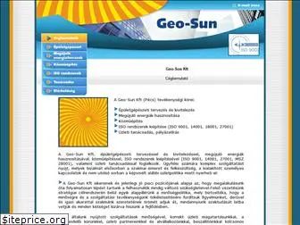 www.geosun.hu website price