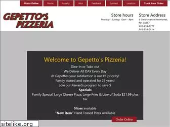 gepettospizzeria.com