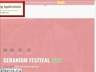 geraniumfestival.com