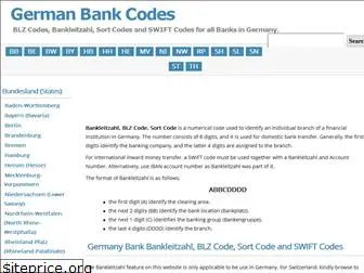 germanbankcodes.com