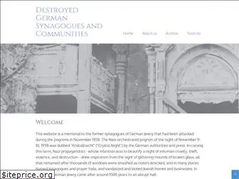 germansynagogues.com