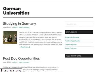 germanuniversities.org