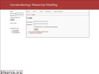 gerontechnology.org