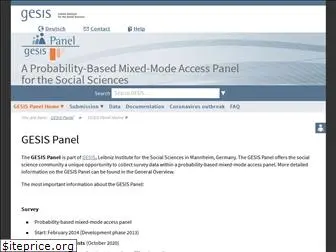 gesis-panel.org
