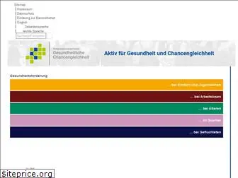 gesundheitliche-chancengleichheit.de