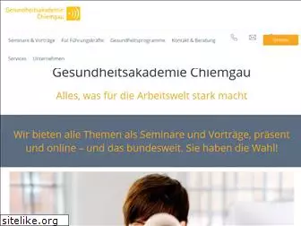gesundheitsakademie-chiemgau.de