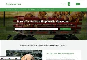 getapuppy.ca thumbnail