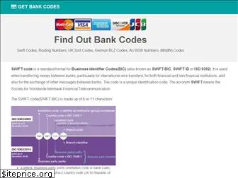 getbankcodes.com