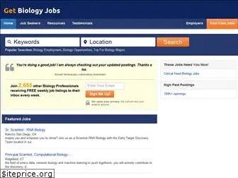 getbiologyjobs.com
