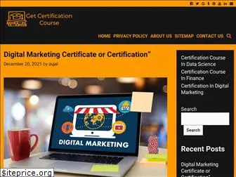 getcertificationcourse.com