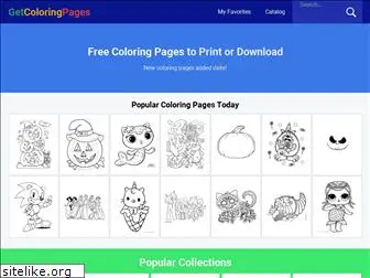 Get Coloring Pages - Free Coloring Pages for Kids and Adults