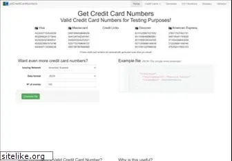 getcreditcardnumbers.com