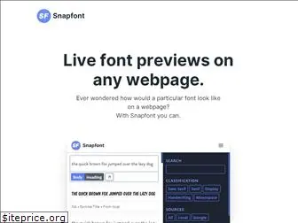 getsnapfont.com