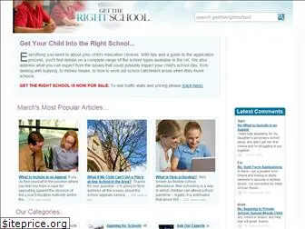 gettherightschool.co.uk