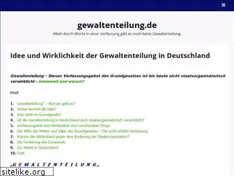 gewaltenteilung.de