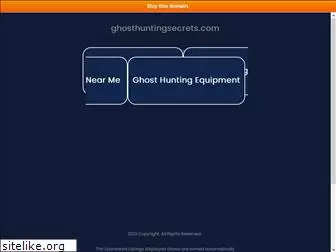 ghosthuntingsecrets.com