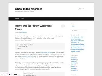 ghostinthemachines.com