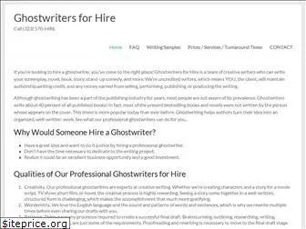 www.ghostwritersforhire.com