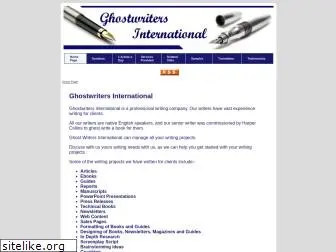 ghostwritersinternational.com