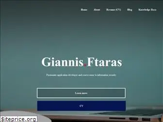 giannisftaras.dev