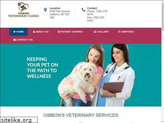 gibbonsveterinaryclinic.com