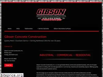 gibsonconcrete.com
