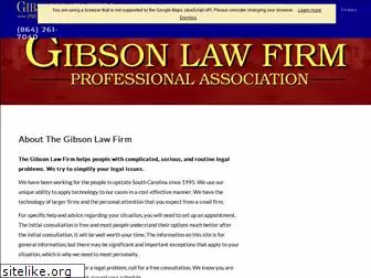 gibsonlawfirm.com