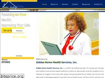 giddashomehealthservices.com