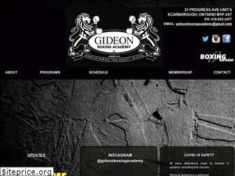 gideonboxingacademy.com