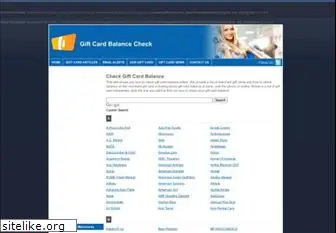 giftcardbalancecheck.com