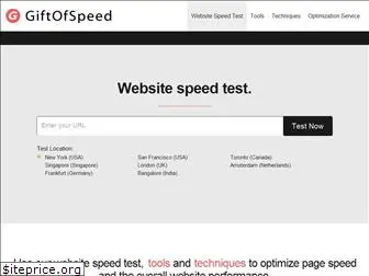 giftofspeed.com