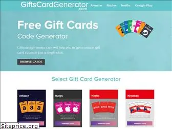 giftscardgenerator.com