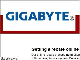 gigabyte.4myrebate.com