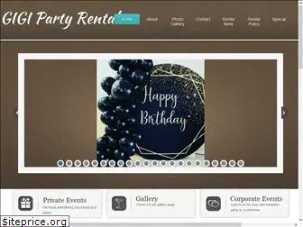 gigipartyrental.com