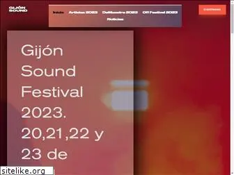 gijonsoundfestival.com