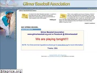 gilmerbaseball.org