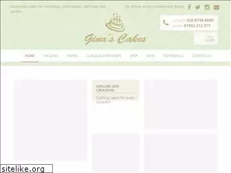 ginascakes.com