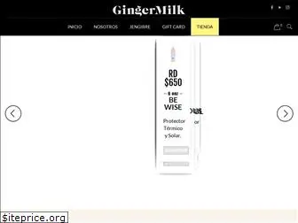 gingermilknaturalcare.com