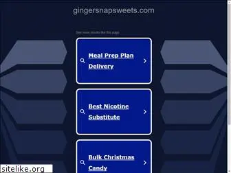 gingersnapsweets.com