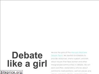 girlsdebate.org