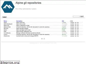 git.alpinelinux.org