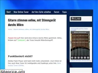 gitarre-stimmen.net