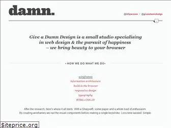 giveadamndesign.com