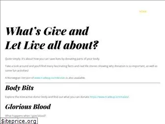giveandletlive.co.uk